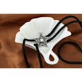 Miniatyrbild 4 av 6: Bolo Tie Läder Halsband Western Halsband Kostym Accessorie A