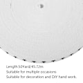 Miniatyrbild 7 av 9: 50 meter lång dekorativt band handgjord DIY dekoration för kläder klänning (femuddig stjärna)