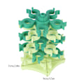 Miniatyrbild 5 av 10: Bobbin Stack Tower Organizer Syverktyg Förvaring Hållare Stativ Box Plast
