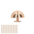 Miniatyrbild 10 av 10: 100 set svampnit nitar 12mm hög hårdhet rund huvud läder nitar för att dekorera punk kläder skor väskor husdjur krage guld