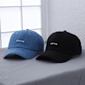 Miniatyrbild 4 av 5: Brev broderad hatt justerbar basebollkeps Blue