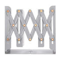 Miniatyrbild 7 av 10: Utdragbara bokstöd i hel metallstruktur Utdragbar design Stabila och hållbara metallbokstöd för böcker CD-skivor tidskrifter