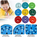 Pikkukuva 3 / 8: Matemaattiset fidget-spinnerit, matemaattisten tosiasioiden fidget-spinnerit, kertolaskun harjoittelu, matemaattiset lelut, numerofidget-lelu, kertolaskupelien spinnerit lapsille Multiply and divide 9 PCS