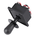 Miniatyrbild 2 av 9: Hållbar joystick i amerikansk stil med mikrobrytare reservdelar för arkadspelmaskiner