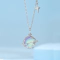 Miniatyrbild 2 av 5: Halsband med månstensplanet, stjärnhimmelsdesign
