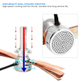 Miniatyrbillede 8 af 11: 2 stk. Ren Aluminium Legering Mini Dobbelt Varmeafledning Bil LED Forlygte Høj Lysstyrke Forlygte H7
