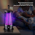 Miniatyrbild 7 av 9: Elektrisk flugfälla 110V 220V PP USB uppladdningsbar tyst flugfälla lampa för inomhus utomhus