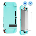 Miniatyrbilde 1 av 5: Beskyttende deksel for Nintendo Switch, hard shell-deksel håndholdt grep for Nintendo Switch-konsoll og Joy-Con-kontrollere med 2 tommelstikker en Tem
