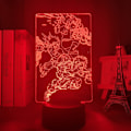 Miniatyrbild 1 av 8: 3D nattlampa 3D Illusion Lamp Deku Bakugo Katsuki Led Natt