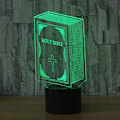 Miniatyrbilde 1 av 6: Nattlys Bibel Led Nattlys Led USB 3D Lysarmaturer Bordlampe Barneskrivebordlamper