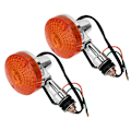 Miniatyrbillede 3 af 9: 2 stk. Universelle 12V Motorcykel Blinklys Indikatorlys Blinkende Lampe