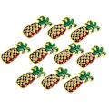 Miniatyrbillede 4 af 9: 10 stk. DIY håndlavede madform syning broderi stof patches tøj tilbehør (ananas)
