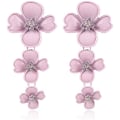 Miniatyrbild 1 av 5: Flerskiktat halsband med blommor och strass