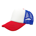 Miniatyrbild 1 av 5: Tvåfärgad Trucker Hat Sommar Mesh Cap med Justerbar Snapbac B