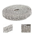 Miniatyrbilde 9 av 10: Rhinestone-kjede 2 meter lang Premium Material Robust Holdbar Iøynefallende Bred applikasjon Rhinestone Trim