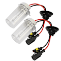 Miniatyrbilde 2 av 11: 2 stk 100W H4-1 6000K Høy Lysstyrke Bil Xenon Frontlys Pæreerstatning