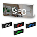 Miniatyrbild 2 av 5: Digital Mini LED-klocka Spegelväckarklocka (Grön)
