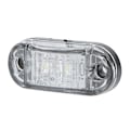 Miniatyrbilde 10 av 11: 10 stk 2LED Sidelys Blinklys 10-30V Vanntett for Baklys Lastebil Hvit