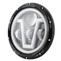 Miniatyrbillede 4 af 11: 7 tommer runde LED-forlygter Hvid Gult Lys IP67 Vandafvisende Passer til Jeep Wrangler JK 07-18