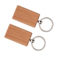 Miniatyrbilde 8 av 10: 10 stk. nøkkelringer i bøk - nøkkelbrikker - nøkkelringer - DIY-dekorasjon for klær og vesker