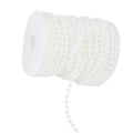 Pikkukuva 6 / 10: 25m/rulla Hiontahelmi Langat Helmet Garland String DIY Hääkoriste 6mm(valkoinen)