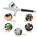 Miniatyrbild 8 av 10: Modell Airbrush Set Luftkompressor Kit Möbler Skor Färg Konst Airbrush Spray Gun Pump 130K