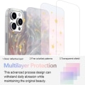 Miniatyrbilde 3 av 6: Telefon Hard Case Kompatibel med iPhone Case Slim Holographic Fade Star Kvinner Jenter, Hard PC Støtsikker Beskyttende Design iPhone 13 Pro