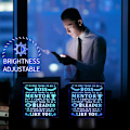 Miniatyrbild 3 av 7: Boss-gåva Nattlampa Akryl 3D Illusionlampa Fjärrkontroll Smart Touch 7 Färgförändring Dekor LED-lampa med USB för Kvinnor Män Flickor Pojkar Födelsedag