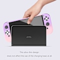 Miniatyrbild 3 av 5: Skyddande fodral för Nintendo Switch, hårt skal handhållet grepp för Nintendo Switch-konsol och Joy-Con-kontroller med 2 tumgrepp a Tem