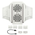 Miniatyrbillede 1 af 9: Kølestativ til spillekonsol med 4-trins justerbar hastighed Køleventilator med dobbelt opladningsstation til Xbox Series S tilbehør