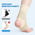 Miniatyrbillede 3 af 7: Ankelstøtte, Justerbar Åndbar Kompressionsankelstøtte, til Mænd og Kvinder med Forstuvede Ankler, Ankelbandage Stabiliserende Ligamenter, Plantar Fascii Complexion Large