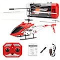 Miniatyrbild 1 av 3: Fjärrstyrd helikopter, flygplansleksak med höjdhållning