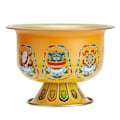 Pikkukuva 1 / 8: Onnekkaat tiibetiläiset Buddha-vesikulho Pyhä vesikuppi buddhalaiset tarvikkeet (keltainen)