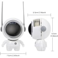 Miniatyrbild 5 av 5: Bärbar Halsfläkt, Kraftfull Handhållen Fläkt, 3 Hastigheter USB Uppladdningsbar, Söt Astronautdesign, Mini Kylande Personlig Fläkt för Hemmakontor