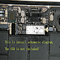 Pikkukuva 4 / 5: M.2 NGFF SATA SSD -sovitinkortti päivitykseen 2012 vuoden MacBook AIR A1465 A1466