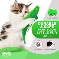 Miniatyrbild 3 av 6: Kattandborste Catnip-leksak - Hållbart hårt gummi - Kattandvård