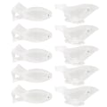Miniatyrbilde 7 av 7: 10 stk Manuell Sitronpresser Transparent Sikker Akryl Fisk Fugl Formet Sitronskivepresser for Hjem Kjøkken Matlaging