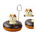 Miniatyrbillede 1 af 5: Noteholder Foto Klips Stativ Memo Display Klemme Resin Hjemmedekoration til Kontor Donut