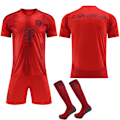Pikkukuva 1 / 5: Jalkapallopaidat Bayern München Jalkapallo Pojille Jalkapallopaita Shortsit Sukkien Kanssa, Jalkapallopaita Lahja Pojille ja Tytöille XS
