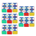 Miniatyrbild 1 av 10: 5 st Puzzle Cube Linjal Pussel Lindra Stress Hjärnträning Pedagogiska Leksaker Present till Barn