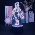 Miniatyrbild 1 av 7: Demon Slayer Kamado Nezuko 3D Illusion Nattlampa