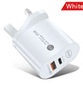 Miniatyrbilde 1 av 8: Ny PD12W mobiltelefonlader 5V2.4A ladehode type-c P