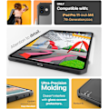 Pikkukuva 4 / 8: IPad Pro 11 Kotelo (2024), Erittäin Ohut Matta Kirkas Kotelo, Tukee Apple Pencil Latausta, TPU Puskuri (Matta Takakansi/Musta, Pro 11\" (2024)) Matte Back ipad pro11（2024）