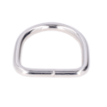 Miniatyrbilde 3 av 10: 20 stk. metall D-ringer i premiumjern, robuste, slitesterke, blanke, utsøkte, brede bruksområder D-ringer for klær, vesker, sølv 3,8x25x25mm