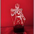 Miniatyrbild 3 av 8: Power Rangers 3D LED-nattlampa