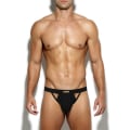 Miniatyrbilde 5 av 7: Herre Athletic Supporter Stretch Underbukser Mesh Jock Strap Multipack Black M