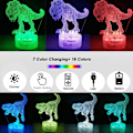 Miniatyrbild 2 av 7: Dinosaurie Leksaker, T Rex 3D Nattlampa med Fjärrkontroll & Smart Touch Leksaker Presenter 2 3 4 5 6 7 8 År Gammal Pojke Födelsedagspresenter (2 Paneler)