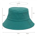 Miniatyrbild 2 av 4: Unisex Bucket Bomullhatt Solhattar Fiskehatt för Män Kvinnor