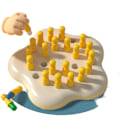 Miniatyrbillede 1 af 5: Træ Memory Match Stick Skakspil, Sjovt Blokbrætspil