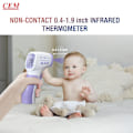 Miniatyrbillede 5 af 7: Digitalt termometer til voksne og børn, berøringsfrit pandetermometer til baby, 2 i 1 infrarødt termometer med kropsoverflademodus